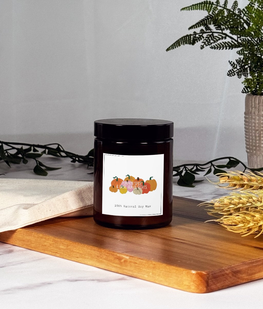 Pumpkin Spice and Basic Human Rights Wax Candle