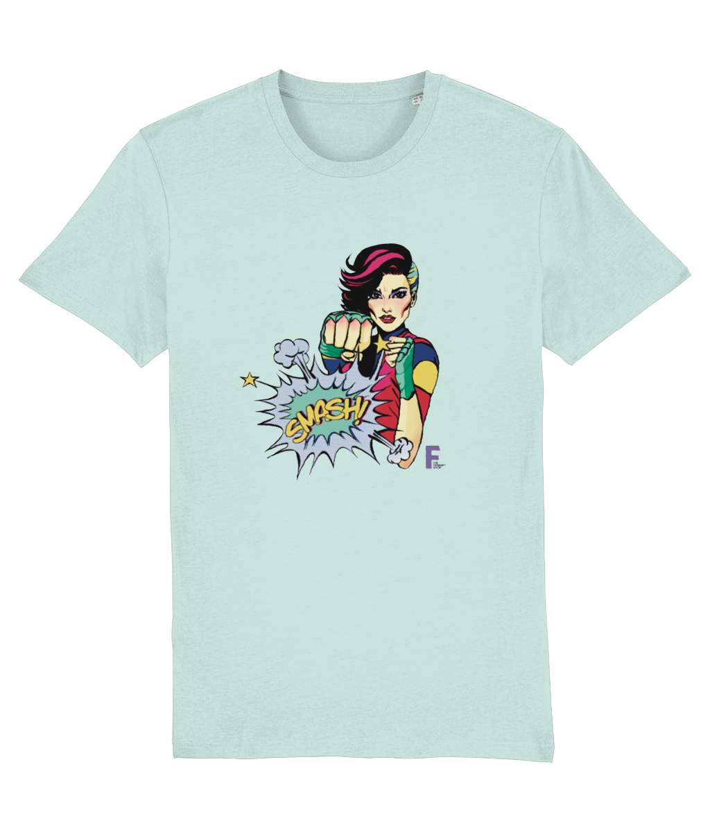 Unisex Organic Feminist T Shirt - Smash it