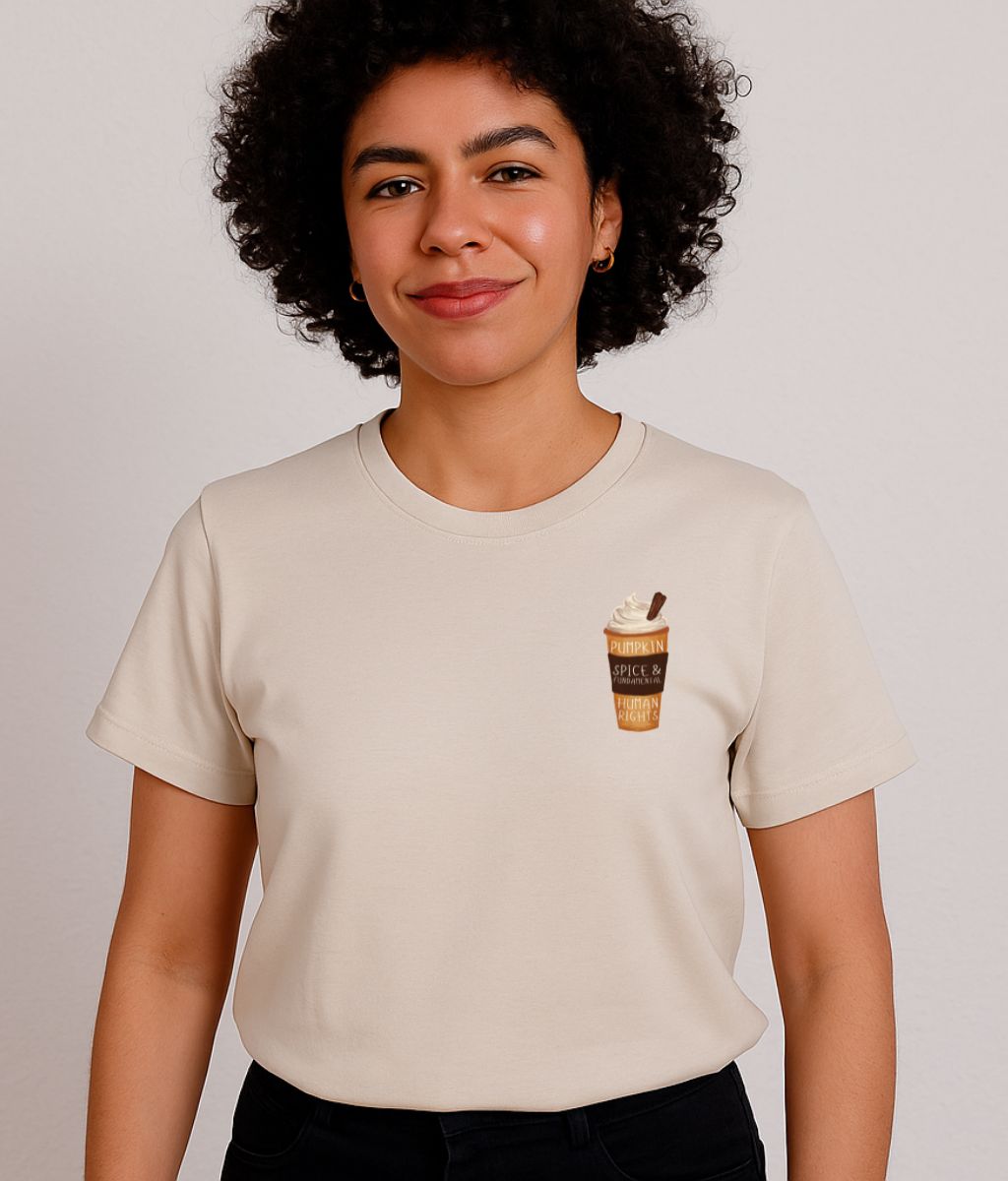Yummy Pumpkin Spice (and Fundamental Human Rights ) Cotton T-Shirt