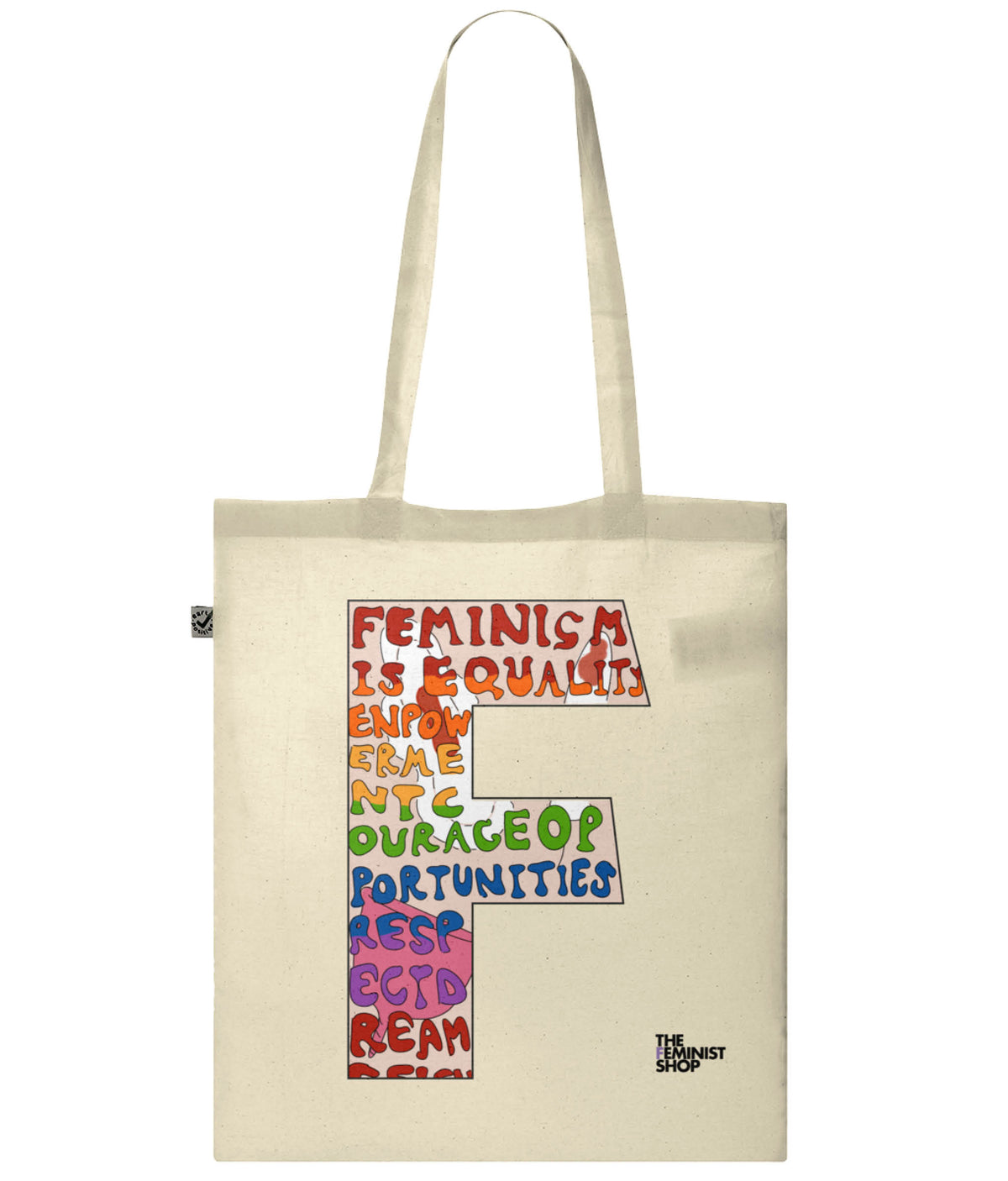 Feminist Tote Bag - F by carlotta