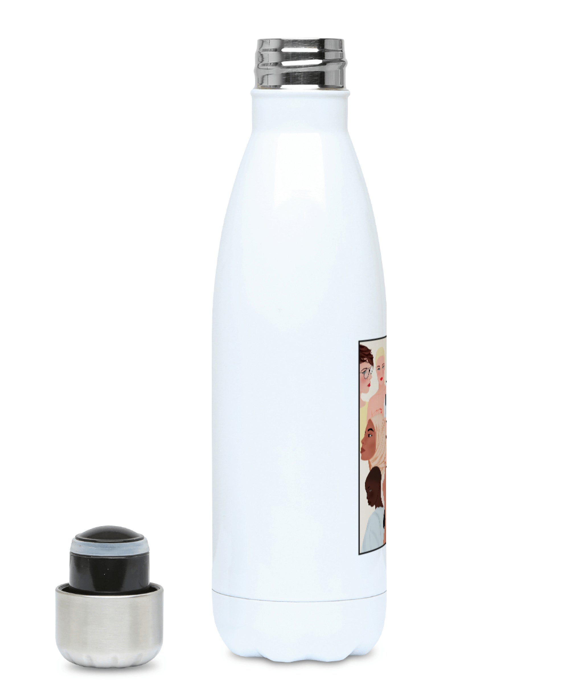 Feminist Water Bottle - F Carola Marin - Left