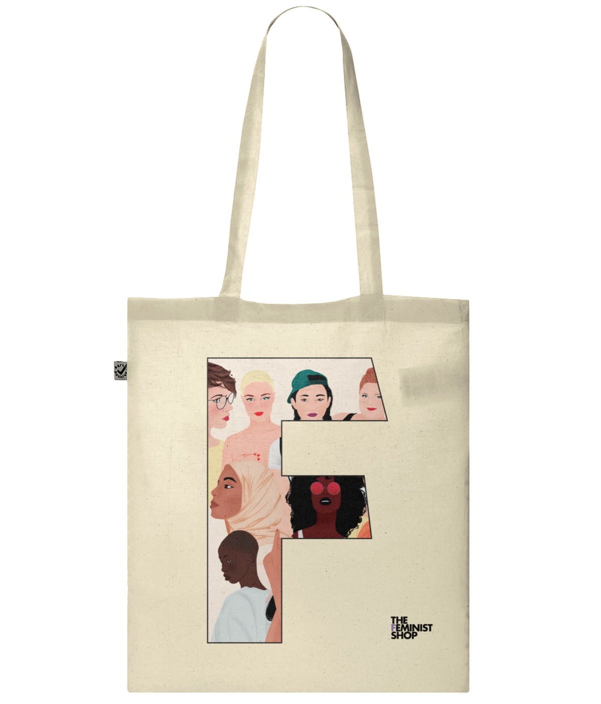 Feminist Tote Bag - F by Carola Marin