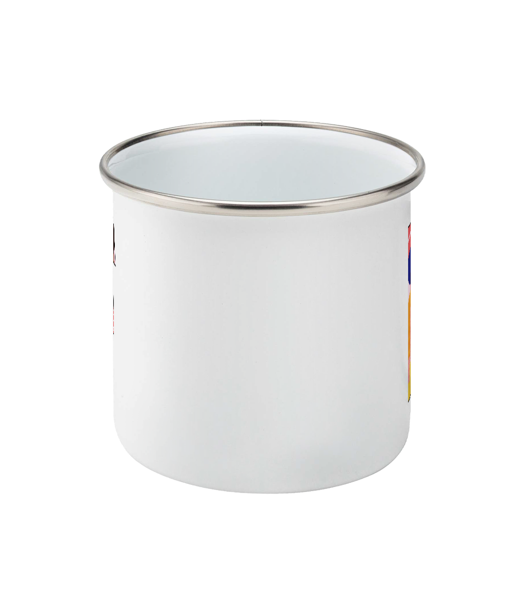 Feminist Enamel Mug - F by Pink Bits