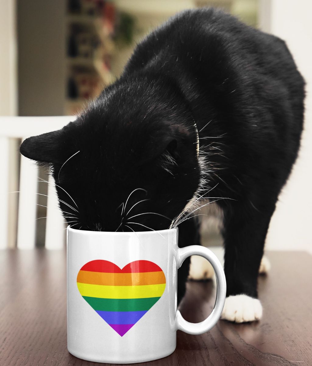 Pride Heart Ceramic mug
