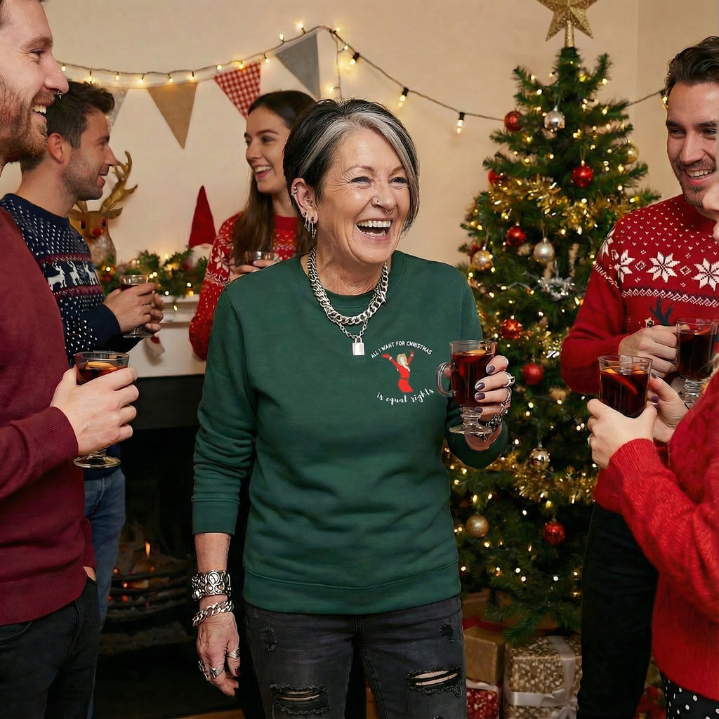 All I want for Christmas is Equal Rights (small icon) Cotton T-Shirt