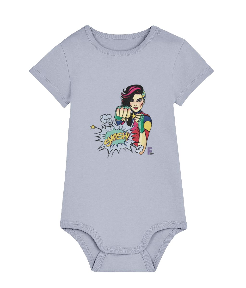 Feminist Babygrow -Smash it