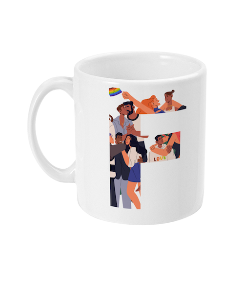 Pride F Ceramic Mug