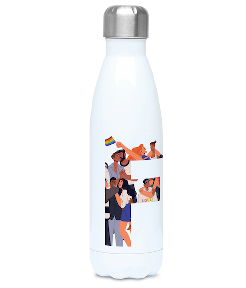 Pride F Water Bottle
