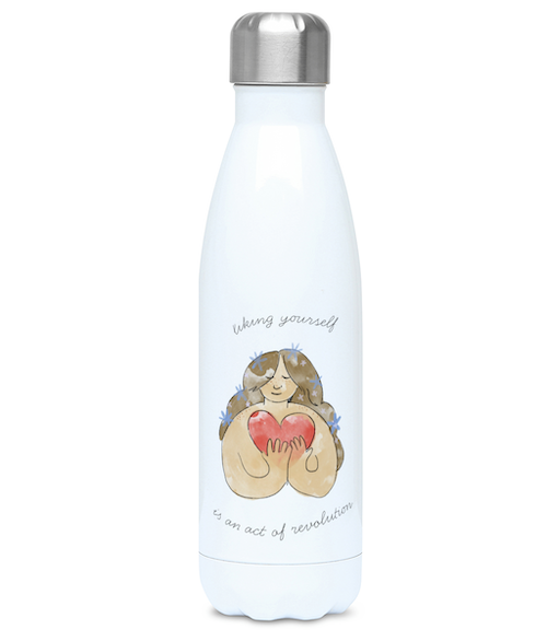 Liking Yourself Is An Act of Revolution Stay Hot/Cool Thermal Water Bottle