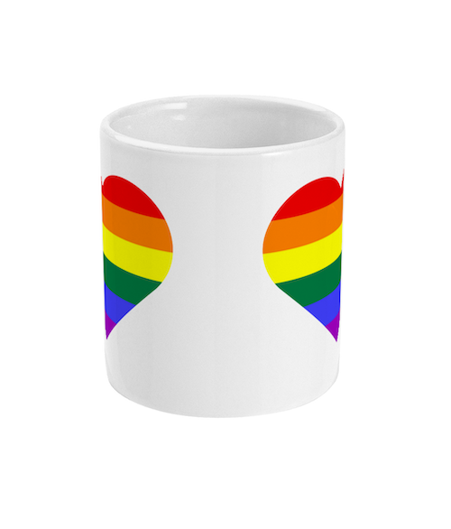 Pride Heart Ceramic mug