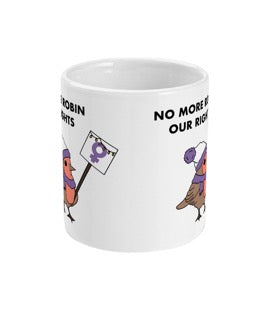 Christmas Feminist Mug - Robin