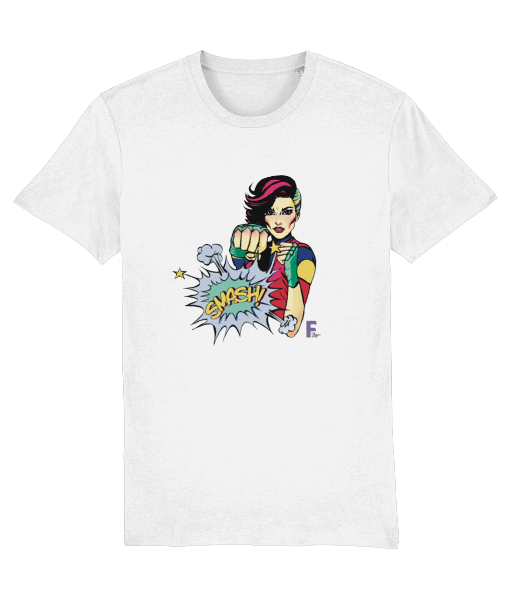 Unisex Organic Feminist T Shirt - Smash it