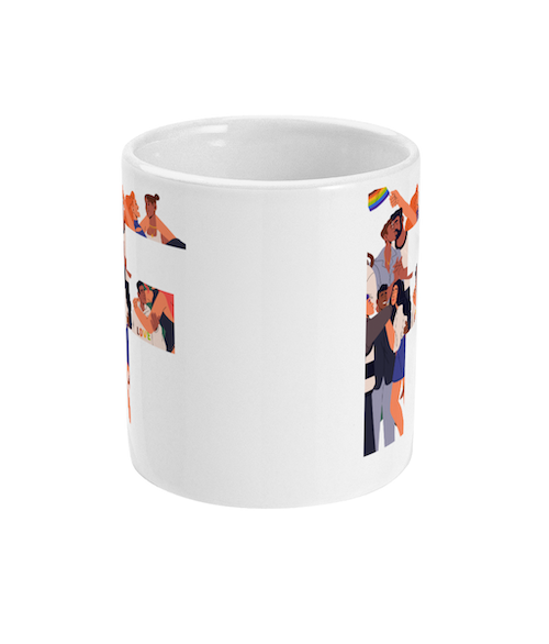 Pride F Ceramic Mug