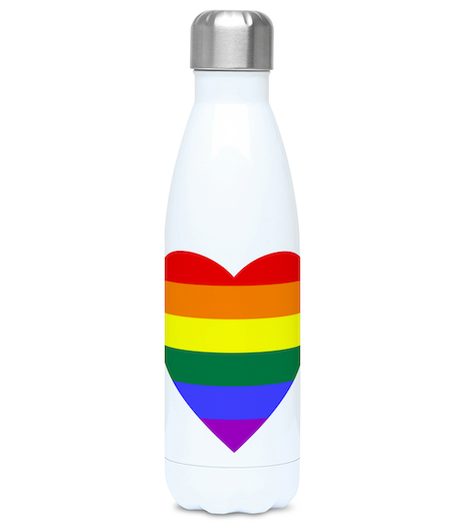 Pride Heart Water Bottle