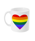 Pride LGBTQIA+ Heart Ceramic Mug