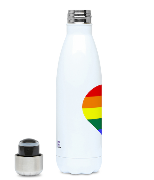 Pride Heart Water Bottle