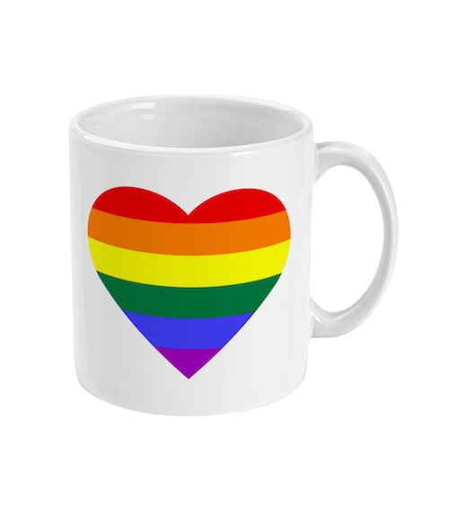 Pride Heart Ceramic mug