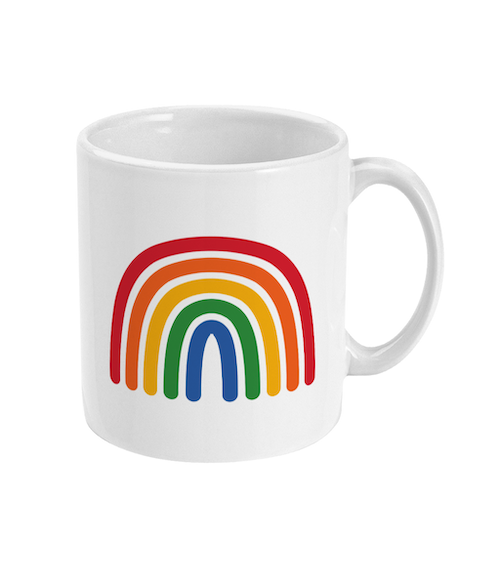 Pride Rainbow Ceramic mug
