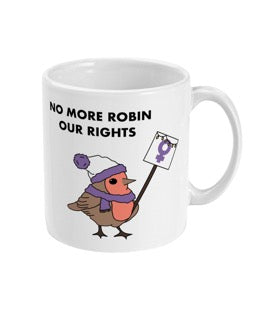 Christmas Feminist Mug - Robin