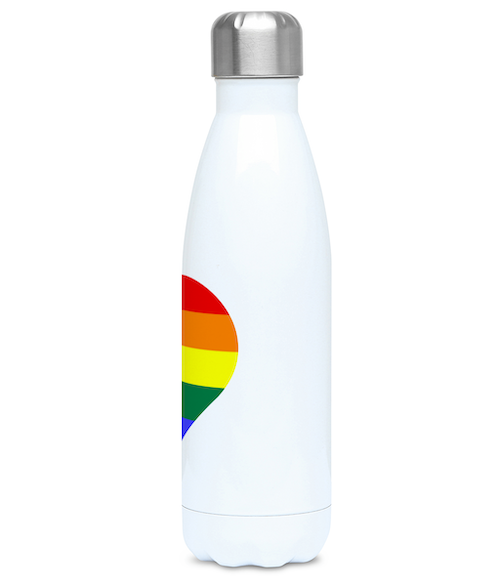 Pride Heart Water Bottle