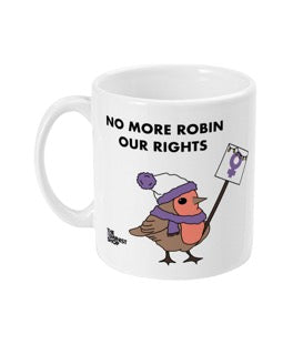 Christmas Feminist Mug - Robin