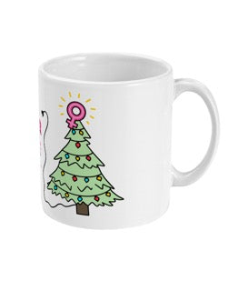 Christmas Feminist Mug - Girl power