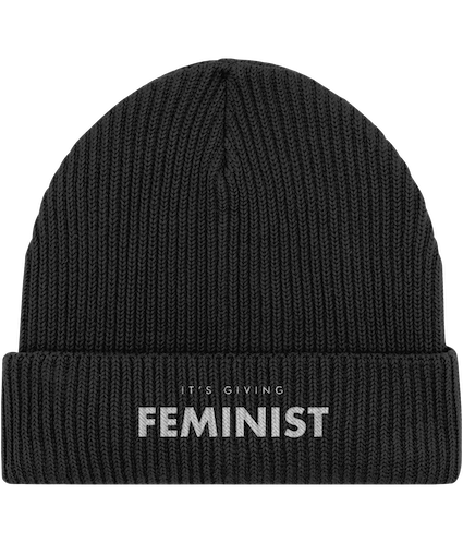 Feminist Beanie - It&#39;s Giving Feminist