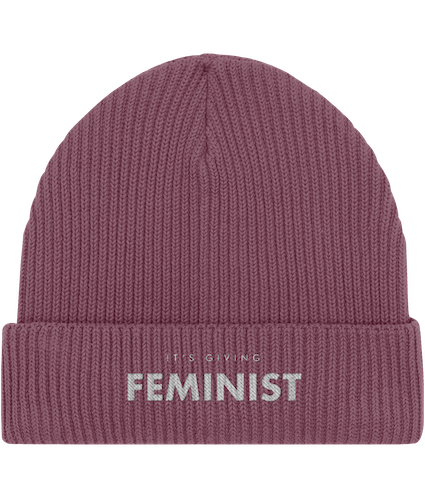 Feminist Beanie - It&#39;s Giving Feminist