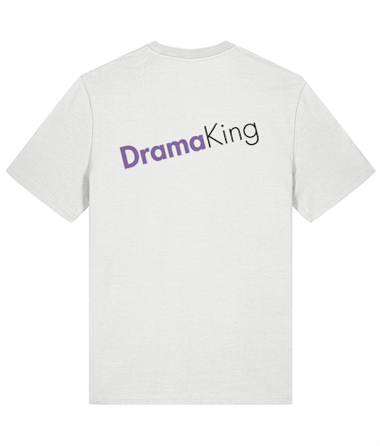 Drama King Feminist T-Shirt (Back Print)