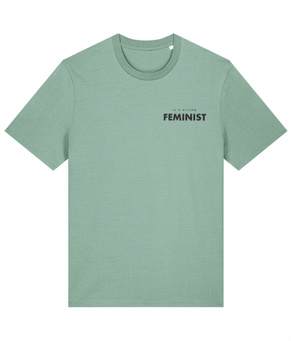 It's Giving Feminist embroidered T shirt