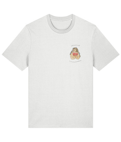 Liking Yourself Is An Act of Revolution Organic Cotton T-Shirt (Small Design)