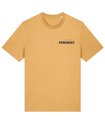 It's Giving Feminist embroidered T shirt