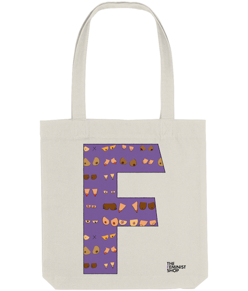 Feminist Tote Bag - F by Niamh