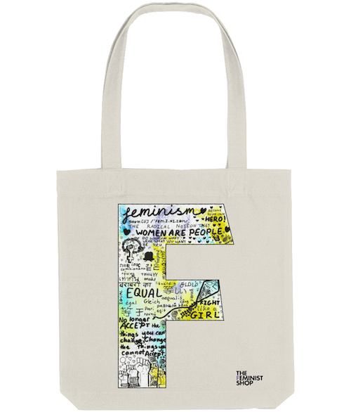 Feminist Tote Bag - F by Olivia