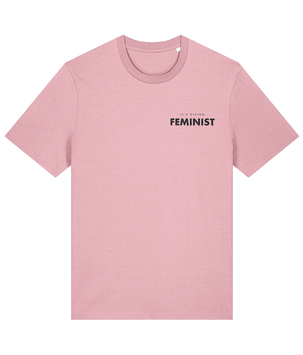 It&#39;s Giving Feminist embroidered T shirt