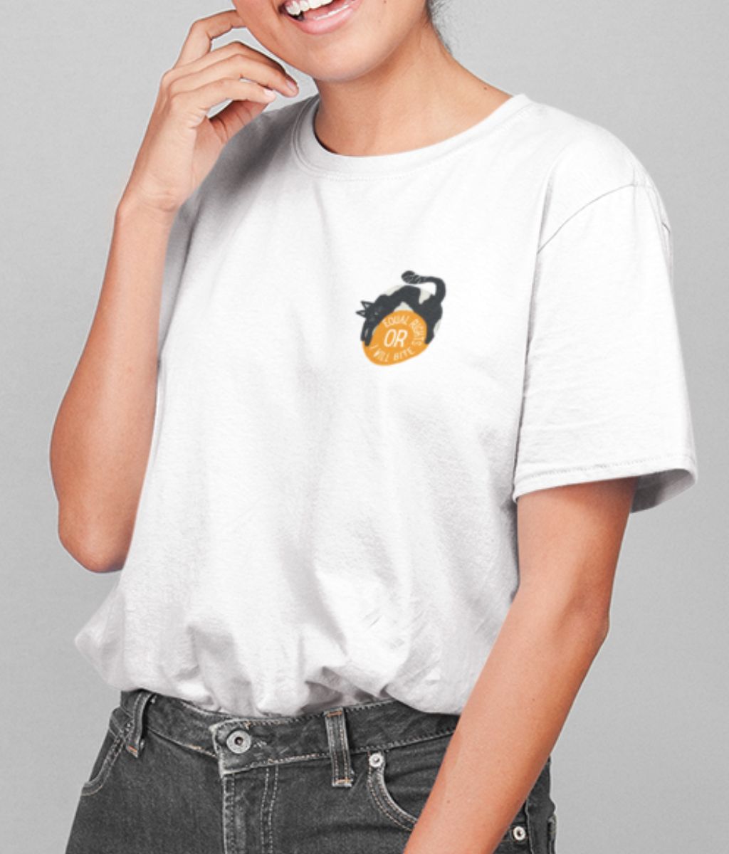 Equal Rights or I will Bite Organic Cotton T-Shirt