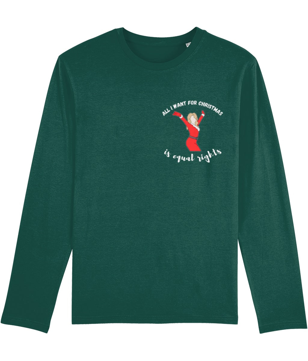 All I want for Christmas is Equal Rights (small icon) Cotton T-Shirt