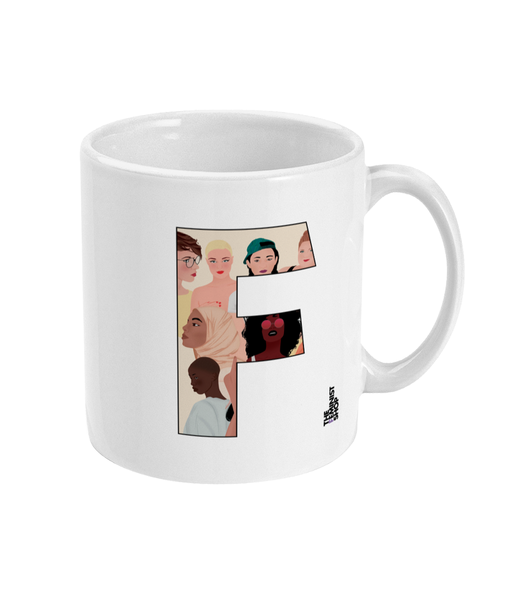 Feminist Mug - F by Carola