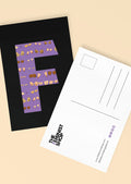 Feminist Postcard - F by Niamh Maguire - Black