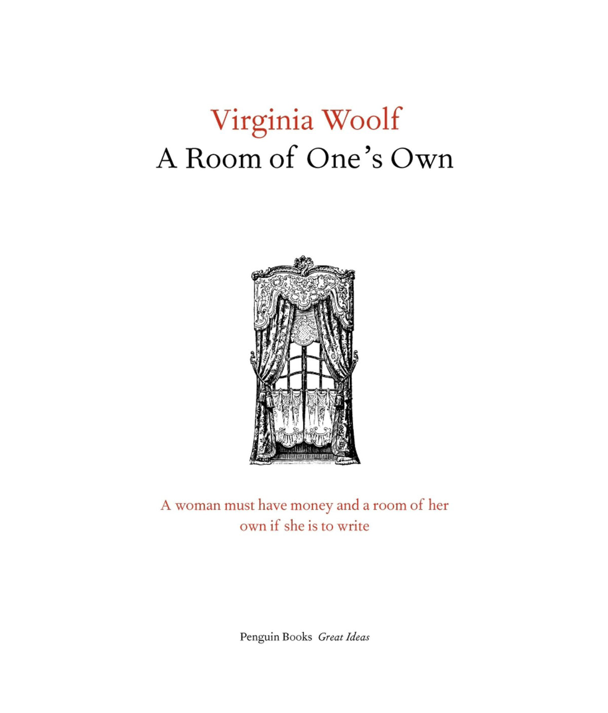 a room of one&#39;s own by Virginia Woolf