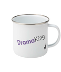 Feminist Enamel Mug - Drama King, Bold