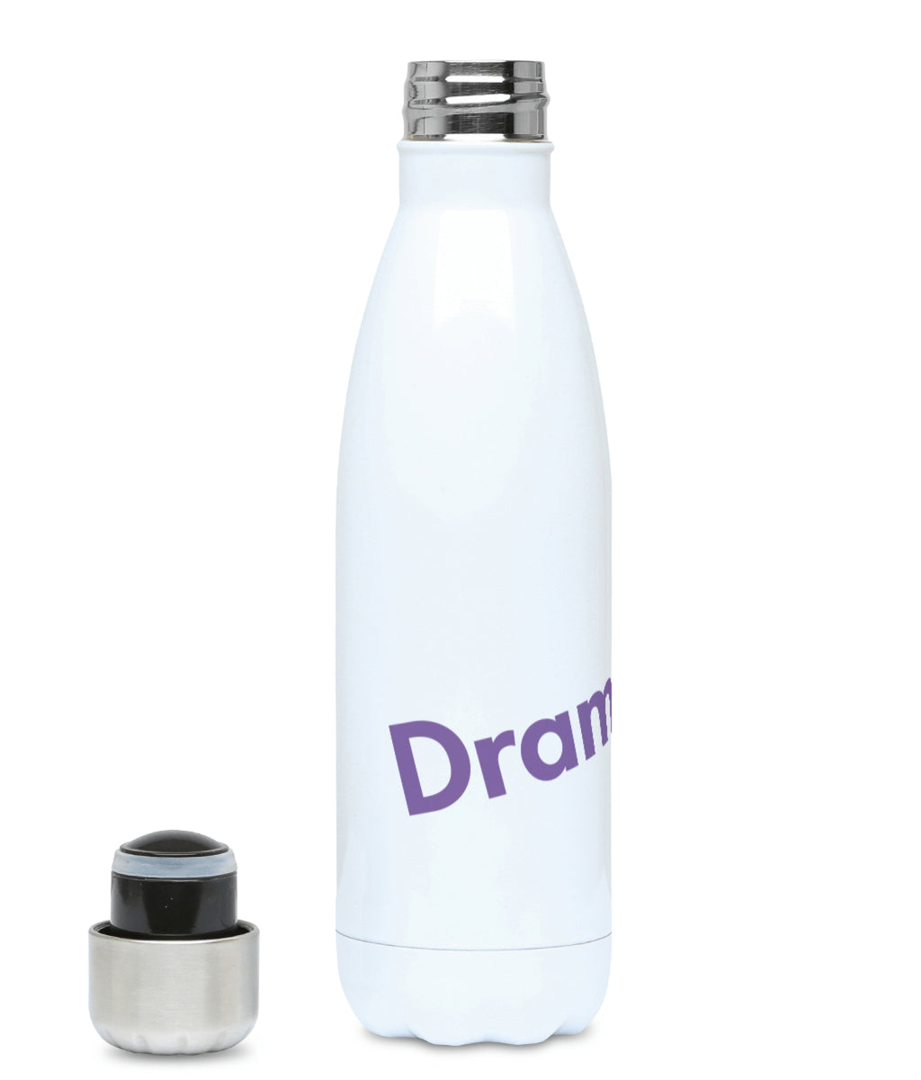 Feminist Water Bottle - Drama King - Left