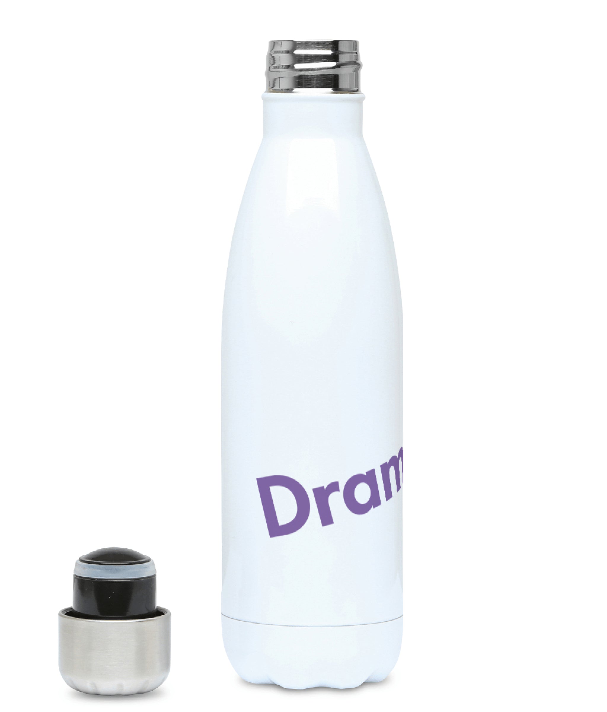 Feminist Water Bottle - Drama King - Left
