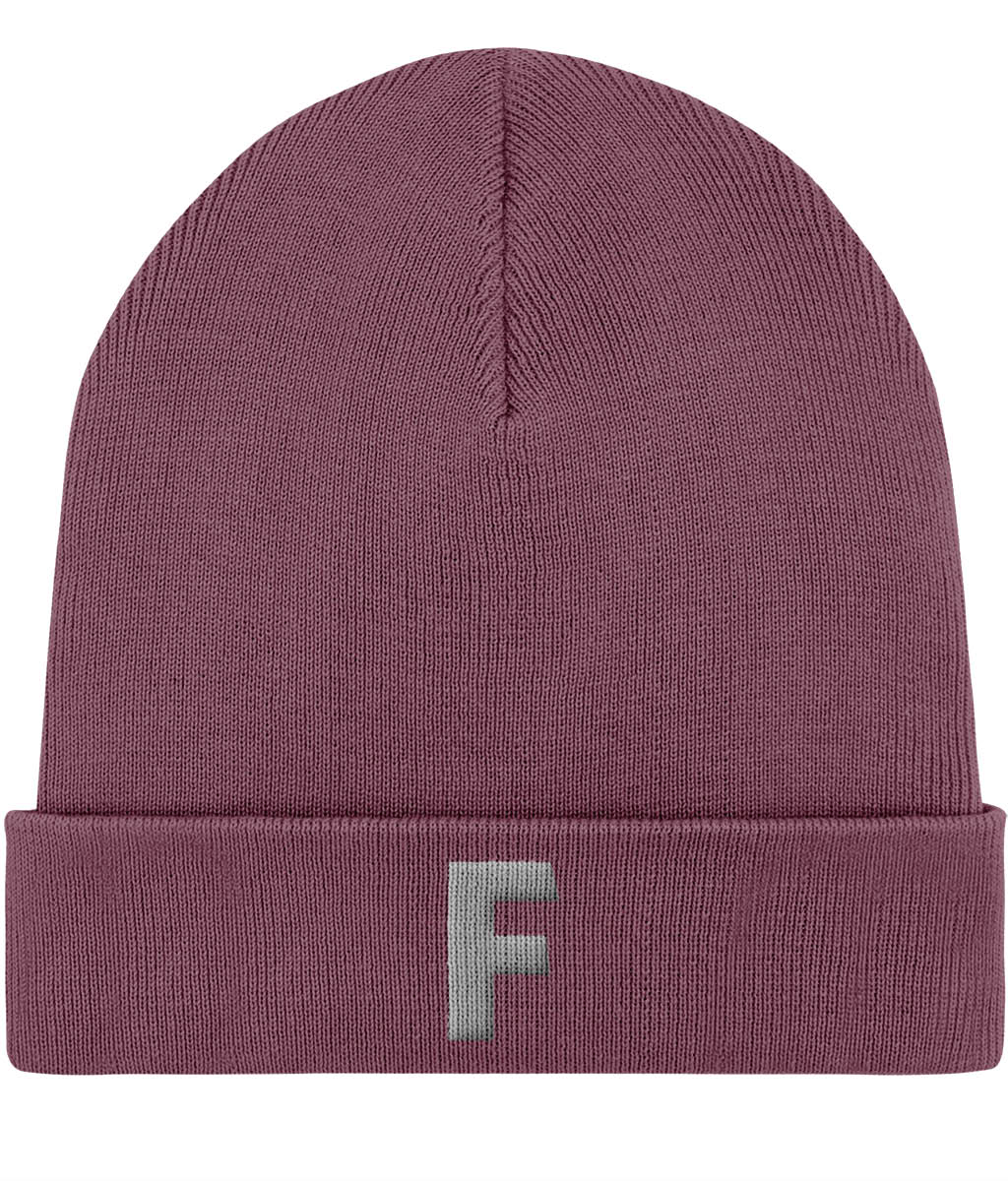 Feminist Beanie - F - Hibiscus Rose