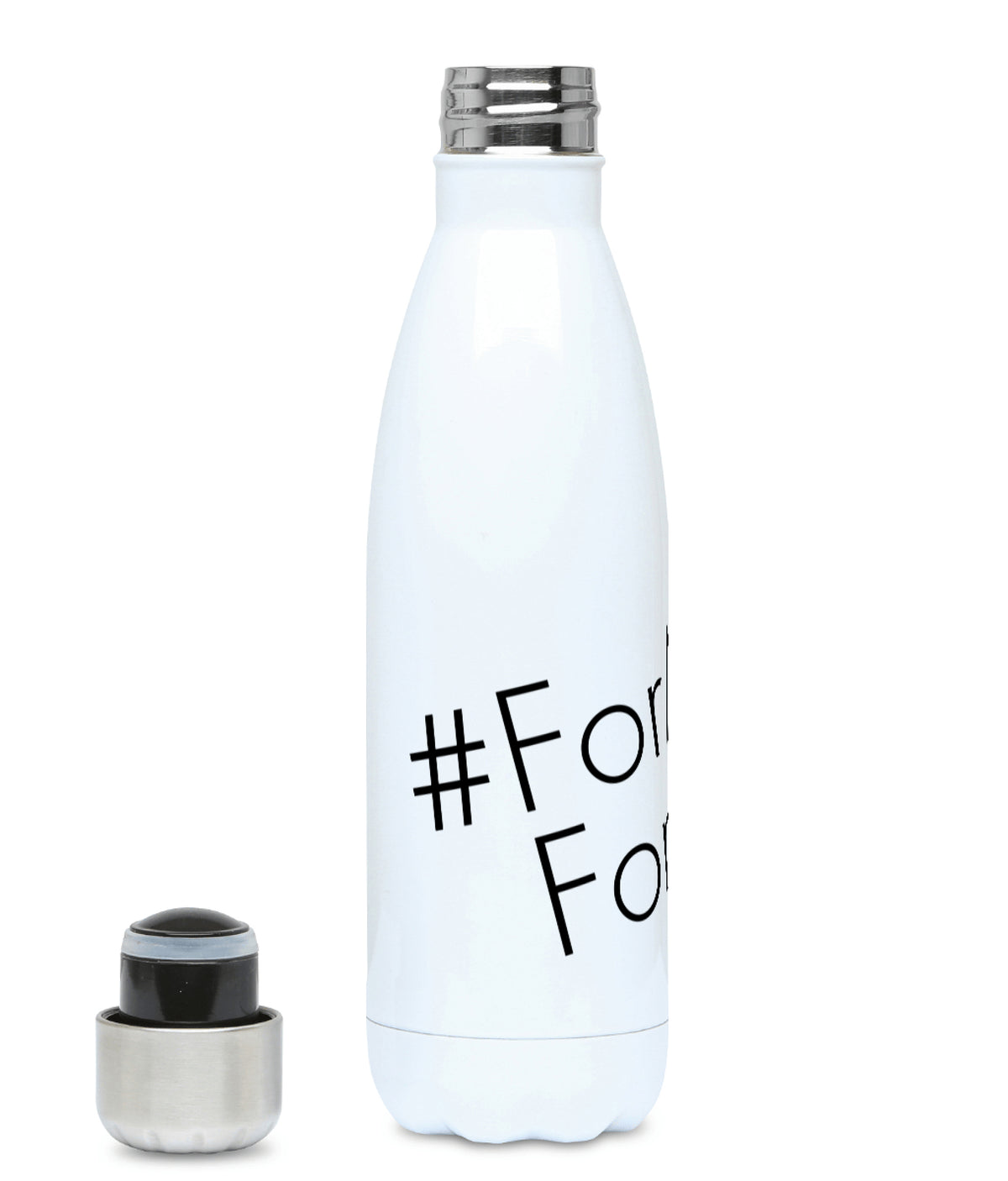 Feminist Water Bottle - #ForMeForHer - Left