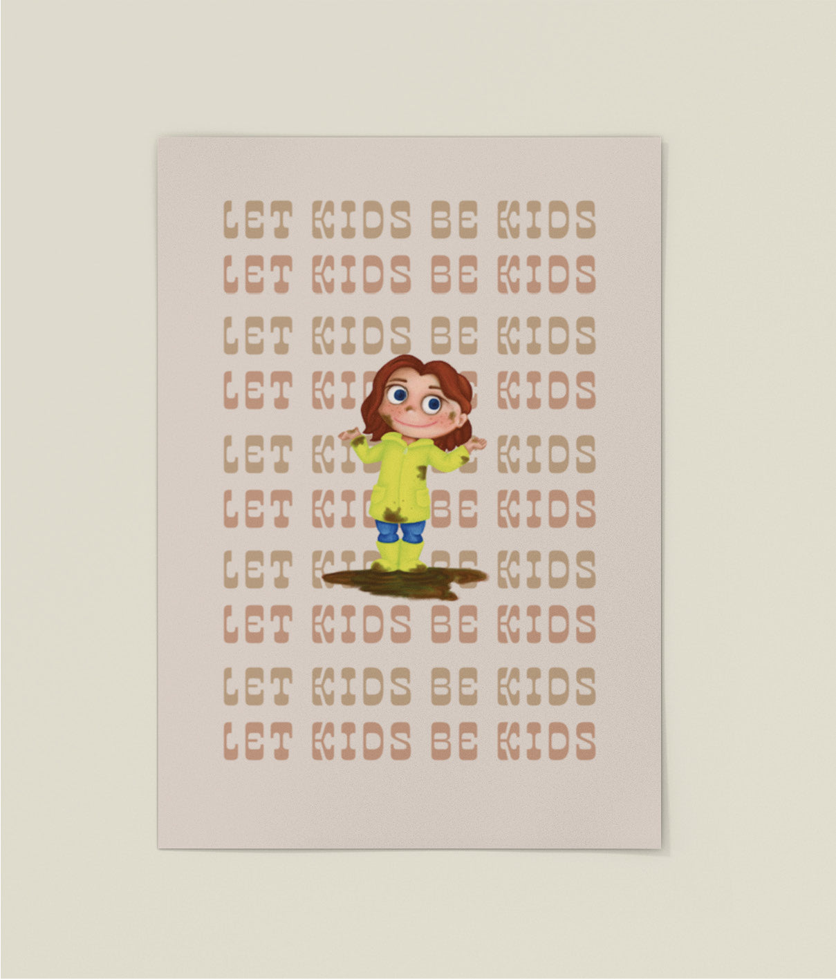 Let Kids Be Kids Mika Poster - A5