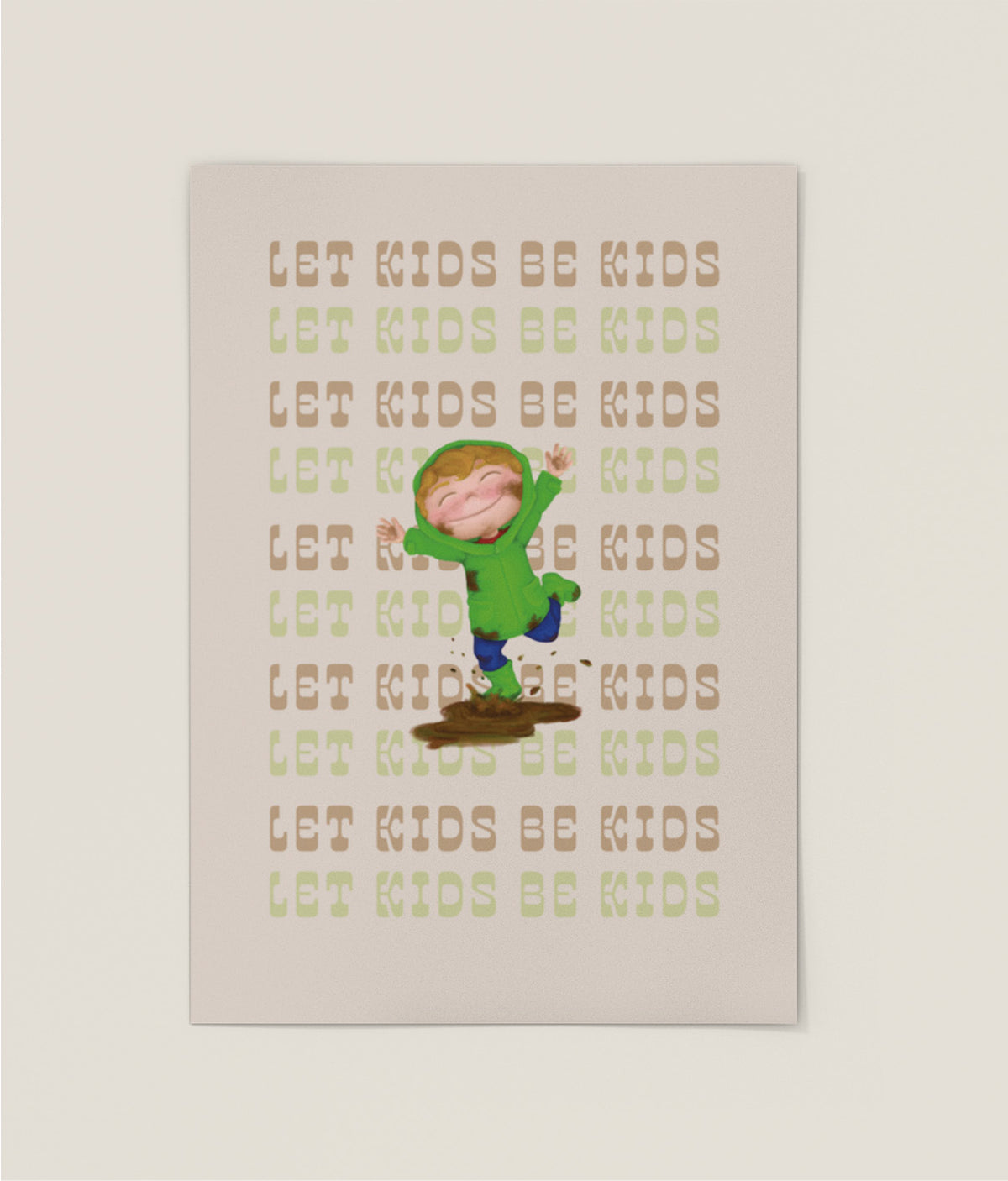 Let Kids Be Kids Lolo Poster - A5