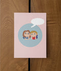 Mika & Lolo - Kids Postcard