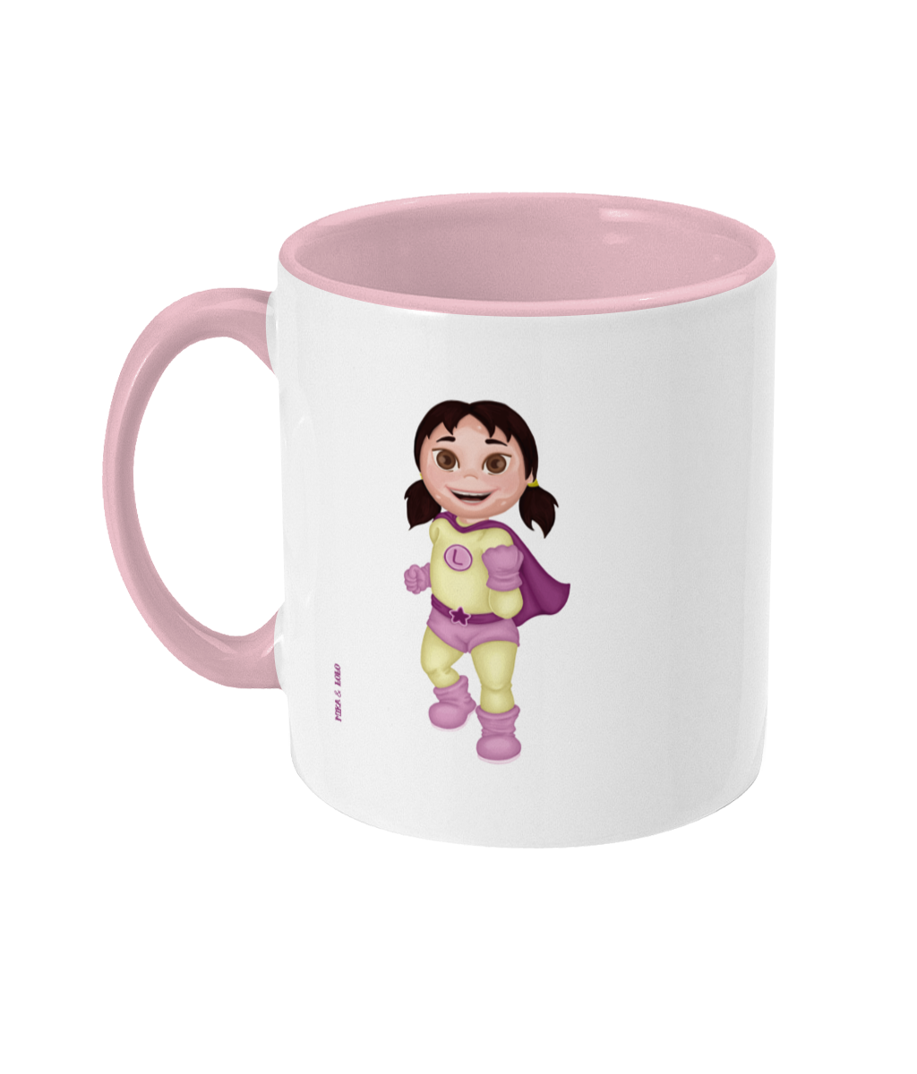 Super Hero Kids Mug - Lea
