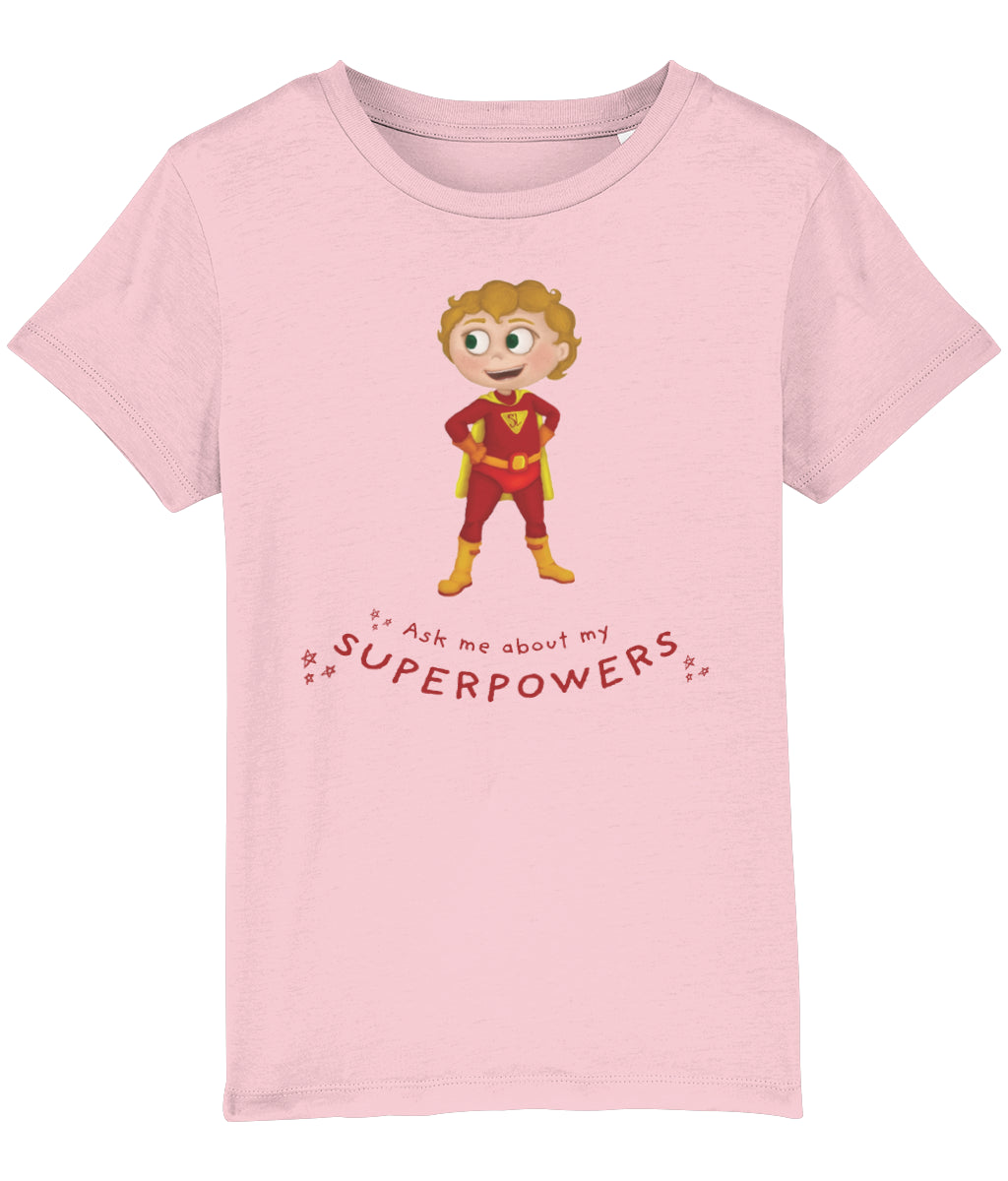 Lolo Organic Feminist Kids T Shirt Pink
